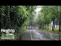 Lagu Soothing Heavy Rain Sounds that Will Put You to Sleep, White Noise ASMR on a Rainy Road, Relaxation