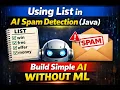 Using List in AI Spam Detection Java AI Mini Project for Beginners