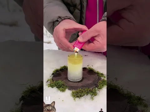 ✅ Amazing winter hack: a snow lantern that stays lit in the wind.