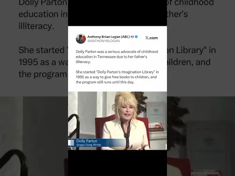 Dolly Parton Explains Why She Gives Free Books 📚 To Children! #RIP Dolly