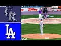 Dodgers vs Rockies Simulation 26 MLB The Show 26 PS5 Gameplay