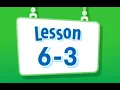 Math Envision English Lesson 6-3