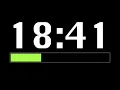 27 Minute Timer Progress Bar 4K 60 FPS
