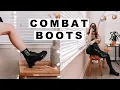 How To Style Combat Military Boots 5 Outfit Inspiration