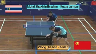 Download Mohd Shakirin Ibrahim vs Wong Qi Shen 57th Malaysia Table Tennis Championships 2022 Men's Single SF MP3