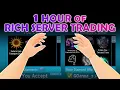 POV 1 HOUR Of INSANE PROFIT Trades In Royale High s RICHEST Server