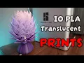 Download Lagu 10 Cool Models you can print with PLA Translucent filaments