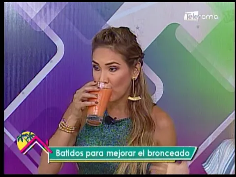 Batidos para mejorar el bronceado