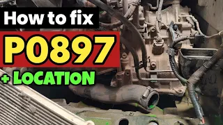 P0897 P0897 Transmission Fluid Deteriorated code p0897 p0897 obd2 dtc p0897