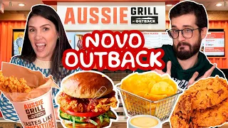 PROVAMOS o NOVO RESTAURANTE do OUTBACK DELIVERY do CARDAPIO INTEIRO Aussie Grill