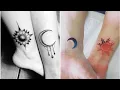 15 Cute Sun Moon Tattoo Design Ideas 2025 BEST Sun Moon Tattoos Womens Tattoo Designs 2025