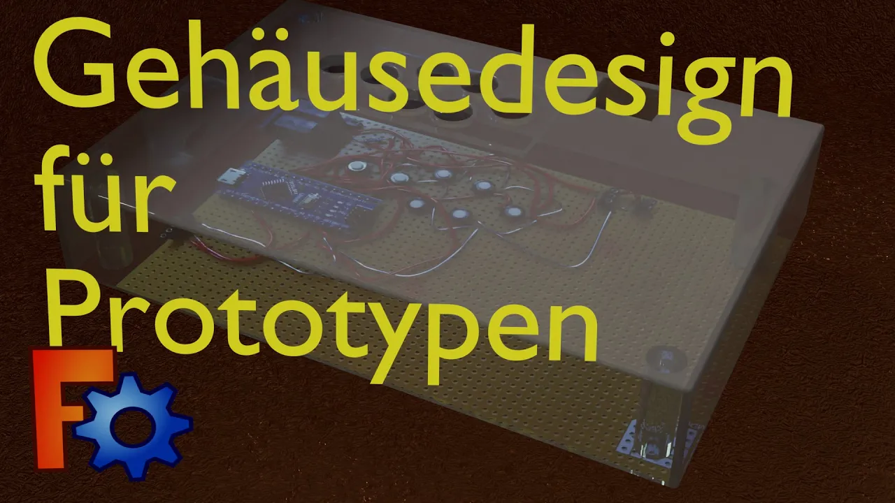 FreeCAD - Gehäuse für Prototypen-Platine