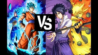 goku and vegeta vs naruto and sasuke insane mugen clash 