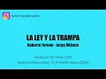 La ley y la trampa - Karaoke (Re menor - Dm) Chaqueño Palavecino