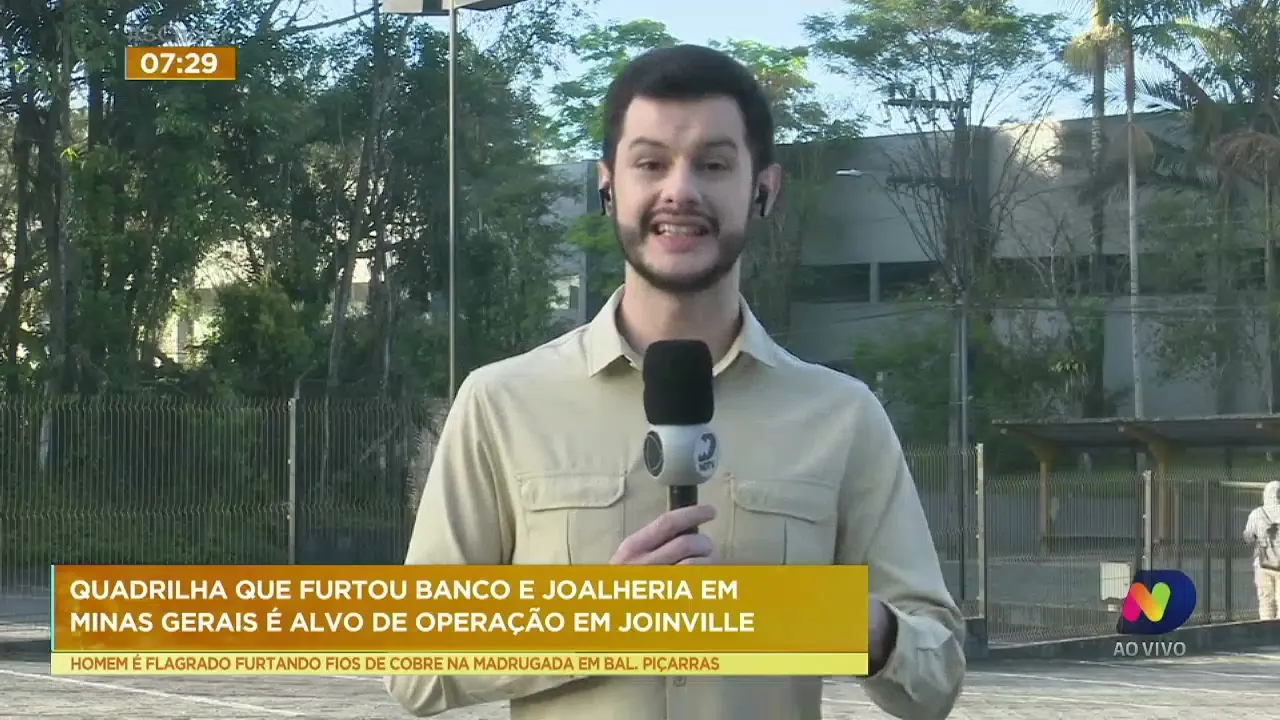 Quadrilha que furtou banco e joalheria em Minas Gerais é alvo de operação em Joinville