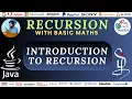 Introduction To Recursion DSA JAVA TAMIL