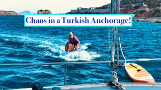 Episode 198 – Chaos in a Turkish Anchorage! And lost Parcels!