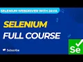 Selenium Webdriver with Java Complete Course Selenium WebDriver