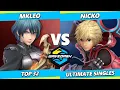 Wavedash 2023 - MkLeo (Byleth) Vs. Nicko (Shulk) Smash Ultimate - SSBU