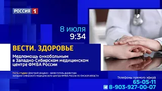 «Вести Здоровье»: лечение онкологических заболеваний