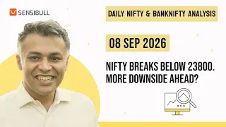 NIFTY Expiry & BANK NIFTY Analysis for Tomorrow | Stock Market Outlook | 08 September 2026, Tuesday
