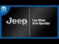 Four Wheel Drive Operation How To 2023 Jeep Cherokee Grand Cherokee