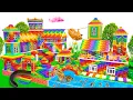 DIY - 299 Days Building Survival SAFEST Underground Castle For Cute Puppies From Magnetic Balls