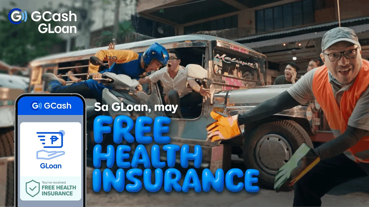 GCash — GCash Loan — Get Approved and Receive Free Health Insurance (YouTube video ad)