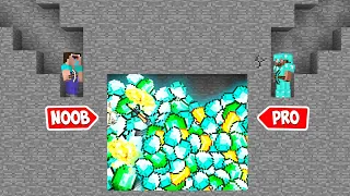 WHO WILL FIND SECRET MINE FIRST? Minecraft - NOOB vs PRO vs GOD