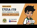 BIR Form 1701A 2025 Annual ITR Filing for Freelancers 8 Tax UPDATED