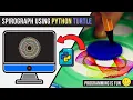 Spirograph using Python Turtle ProgrammingIsFun exe