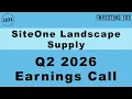 SiteOne Landscape Supply Q2 2026 Earnings Call Landscaping Materials Product Volume Up