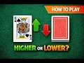 How to Play Higher or Lower - Easy Card Game