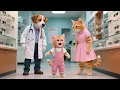 Download Lagu 🐱 Mama kat brengt kitten Ginger naar de dokter voor behandeling van bijziendheid 👀🐾