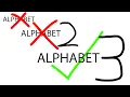 I Fixed the Alphabet MORE