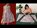 Made a Boutique Style Dress in ONE Hour No Pattern