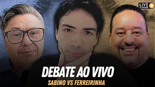O Sabino ENTROU NA LIVE e o BICHO PEGOU! (Debate completo)