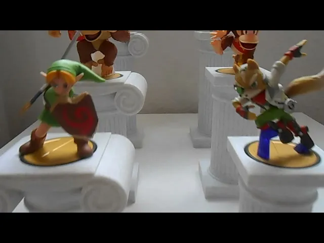 Greek column style amiibo display / Set of 6 video thumbnail