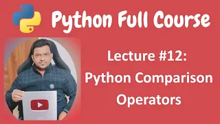 Python Comparison Operators Python Tutorial Python Full Course - Lecture
