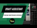 Draft Assistant - How to Sync Exposures on DraftKings