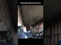 train in a flashover chamber Watch the intense moment when fire blows through a door