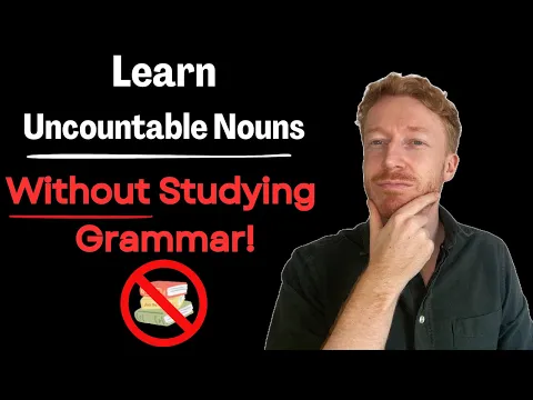 Uncountable Nouns - Learn English Grammar Easily (Comprehensible Input) 学习英语语法