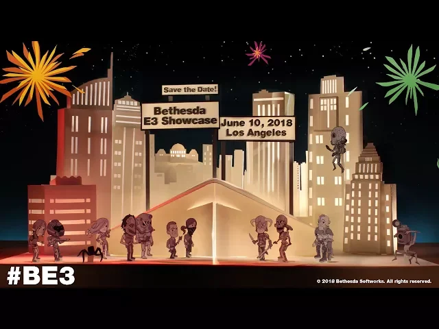 Save the Date for the Bethesda E3 2018 Showcase
