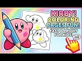 Kirby Coloring Pages Fun Easy Coloring Adventure for Kids Learn Colors