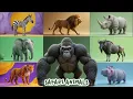 Download Lagu Safari Animal Sounds Song | Nursery Rhyme for Kids - Learn Animal Names and Sounds