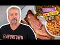 Guy Goes ALL IN on BBQ Food in Portland Diners Drive-Ins and Dives Food Network