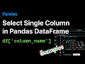 How to select a Single Column from a Pandas DataFrames - Examples ProgramGuru org