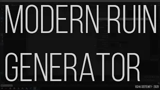Maya Python Ruin Generator Script