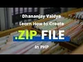 Creating ZIP file in PHP - How to Compress Files in PHP