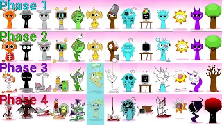 All Phases in Incredibox Sprunki Compilation - All character together
